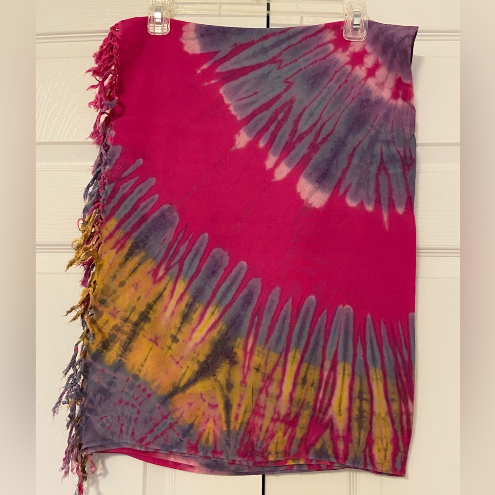 Tie-Dye Beach Cover-Up
